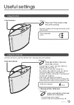 Предварительный просмотр 13 страницы Panasonic F-P06DXZ Operating Instructions Manual