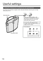 Предварительный просмотр 14 страницы Panasonic F-P06DXZ Operating Instructions Manual