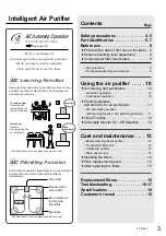 Preview for 3 page of Panasonic F-P06SXY Operating Instructions Manual