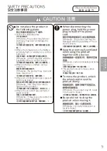 Предварительный просмотр 5 страницы Panasonic F-P16X8C-ES Operating Instructions Manual