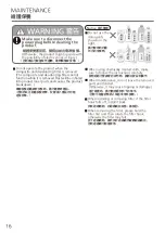 Предварительный просмотр 16 страницы Panasonic F-P16X8C-ES Operating Instructions Manual