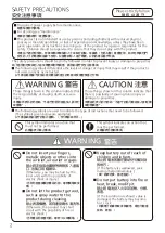 Preview for 2 page of Panasonic F-P36X8C-ES Operating Instructions Manual