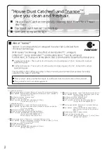 Предварительный просмотр 2 страницы Panasonic F-PXL35H Operating Instructions Manual