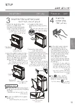 Предварительный просмотр 11 страницы Panasonic F-PXL45M Operating Instructions Manual