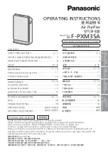 Panasonic F-PXM35A Operating Instructions Manual предпросмотр