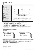 Предварительный просмотр 20 страницы Panasonic F-PXM55H Operating Instructions Manual