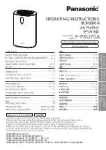 Preview for 1 page of Panasonic F-PXU70A Operating Instructions Manual