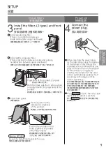 Предварительный просмотр 9 страницы Panasonic F-PXV35H Operating Instructions Manual