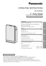 Panasonic F-PXV35M Operating Instructions Manual preview