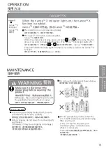 Предварительный просмотр 13 страницы Panasonic F-PXV50A Operating Instructions Manual