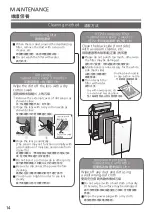 Предварительный просмотр 14 страницы Panasonic F-PXV55H Operating Instructions Manual