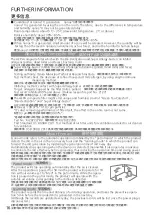 Предварительный просмотр 16 страницы Panasonic F-PXV55H Operating Instructions Manual