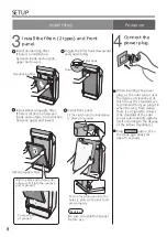 Предварительный просмотр 8 страницы Panasonic F-PXV55M Operating Instructions Manual