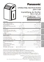 Panasonic F-VCM85M Operating Instructions Manual предпросмотр