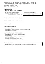 Предварительный просмотр 4 страницы Panasonic F-VR401 Operating Instructions Manual