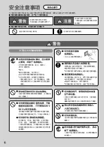 Предварительный просмотр 6 страницы Panasonic F-VR401 Operating Instructions Manual