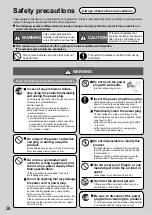 Предварительный просмотр 26 страницы Panasonic F-VR401 Operating Instructions Manual