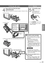 Предварительный просмотр 29 страницы Panasonic F-VR401 Operating Instructions Manual