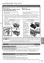 Предварительный просмотр 35 страницы Panasonic F-VR401 Operating Instructions Manual