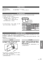 Предварительный просмотр 23 страницы Panasonic F-VR701 Operating Instructions Manual