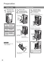 Предварительный просмотр 36 страницы Panasonic F-VR701 Operating Instructions Manual