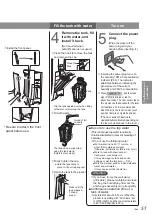 Предварительный просмотр 37 страницы Panasonic F-VR701 Operating Instructions Manual