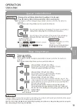 Предварительный просмотр 19 страницы Panasonic F-VXK70A Operating Instructions Manual