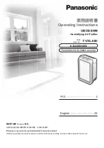 Panasonic F-VXL40H Operating Instructions Manual предпросмотр