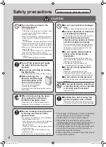 Предварительный просмотр 8 страницы Panasonic F-VXL40M Operating Instructions Manual