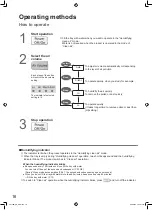 Предварительный просмотр 16 страницы Panasonic F-VXL40M Operating Instructions Manual