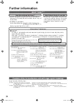 Предварительный просмотр 26 страницы Panasonic F-VXL40M Operating Instructions Manual