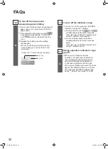 Предварительный просмотр 32 страницы Panasonic F-VXL40M Operating Instructions Manual