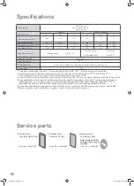 Предварительный просмотр 50 страницы Panasonic F-VXL95M Operating Instructions Manual