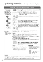 Предварительный просмотр 14 страницы Panasonic F-VXR70H Operating Instructions Manual