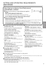 Предварительный просмотр 7 страницы Panasonic F-VXV70H Operating Instructions Manual