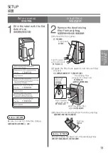 Предварительный просмотр 13 страницы Panasonic F-VXV70H Operating Instructions Manual