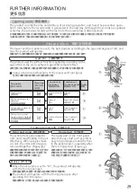 Предварительный просмотр 29 страницы Panasonic F-VXV70H Operating Instructions Manual