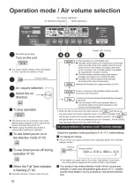 Предварительный просмотр 10 страницы Panasonic F-YAR25H Operating Instructions Manual