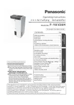 Panasonic F-YAV28H Operating Instructions Manual preview