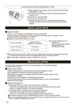 Preview for 16 page of Panasonic F-YCL16H Operating Instructions Manual