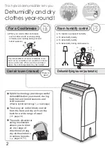 Preview for 2 page of Panasonic F-YHC12X Operating Instructions Manual