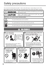 Предварительный просмотр 6 страницы Panasonic F-YHC12X Operating Instructions Manual