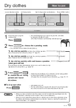 Предварительный просмотр 13 страницы Panasonic F-YHC12X Operating Instructions Manual