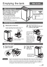 Предварительный просмотр 21 страницы Panasonic F-YHC12X Operating Instructions Manual