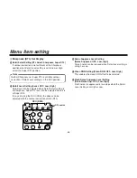 Preview for 38 page of Panasonic F0205Y0 Operating Instructions Manual