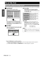 Предварительный просмотр 12 страницы Panasonic F100U - XGA LCD Projector Operating Instructions Manual