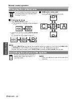 Предварительный просмотр 28 страницы Panasonic F100U - XGA LCD Projector Operating Instructions Manual