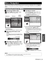 Предварительный просмотр 29 страницы Panasonic F100U - XGA LCD Projector Operating Instructions Manual