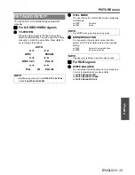 Предварительный просмотр 33 страницы Panasonic F100U - XGA LCD Projector Operating Instructions Manual