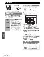 Предварительный просмотр 36 страницы Panasonic F100U - XGA LCD Projector Operating Instructions Manual